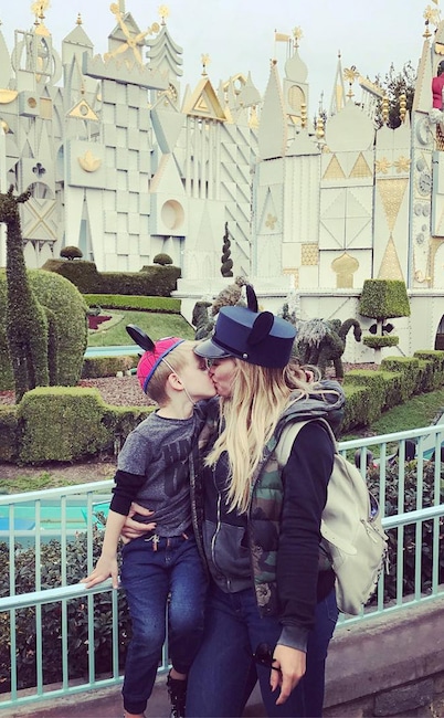 Hilary Duff, Luca, Disneyland, Instagram